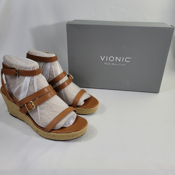 Vionic Sabina Wedge Sandal Sz 11 M - Picture 14 of 14